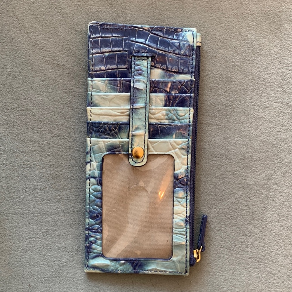 Brahmin Blue Credit Card Wallet